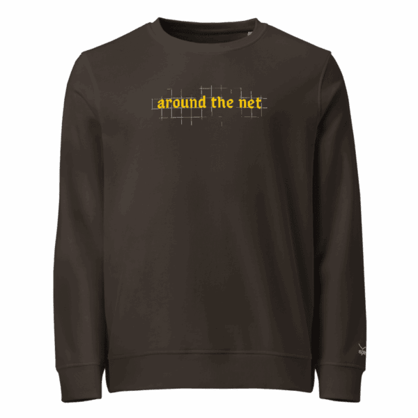 Sudadera «Around the net» – Grís antracita (con bordado)